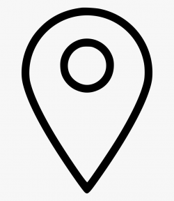 Map Marker Push Pin Left Yellow Icon Png Ico Icons - Map ...