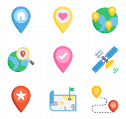 184 location icon packs - Vector icon packs - SVG, PSD, PNG, EPS ...