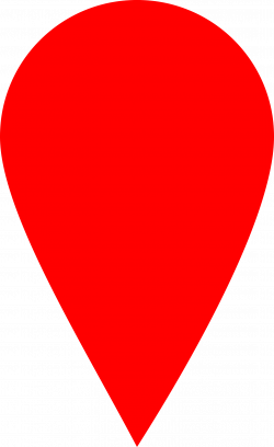 Clipart - Red map locator marker