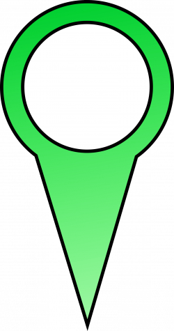 Clipart - Green Map Pin