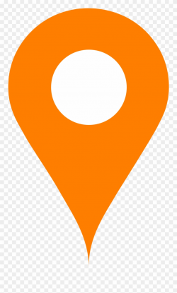 Orange Map Pin - Orange Location Icon Png Clipart (#798120 ...
