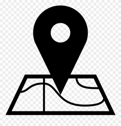 Place Clipart Black And White - Select Location Icon - Png ...