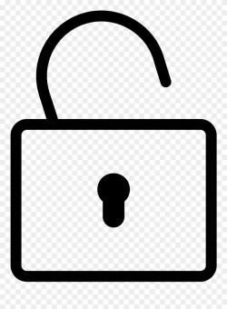 Png Black And White Padlock Png Icon - Lock For Locker Icon ...