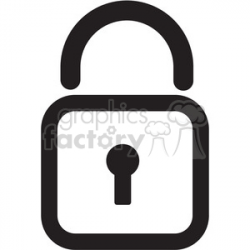 closed lock icon . Royalty-free icon # 398374