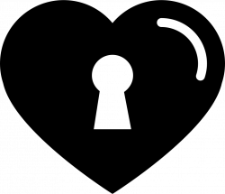 Heart Shaped Lock Svg Png Icon Free Download (#31769 ...