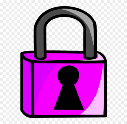 Lock Clipart Pink - Pink Lock Clipart - Png Download ...