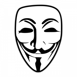 V For Vendetta Mask Drawing at GetDrawings.com | Free for personal ...