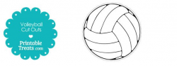 free-printable-volleyball-cut-outs | Craft Ideas ...