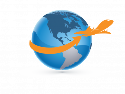 Design Free Logo: Globe Travel Online Logo Template