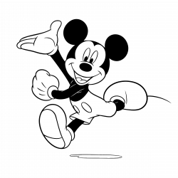 Appealing Mickey Mouse Black And White 21 Face Clipart Kisspng ...