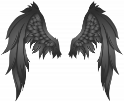 Black Wings Transparent PNG Image | Gallery Yopriceville - High ...
