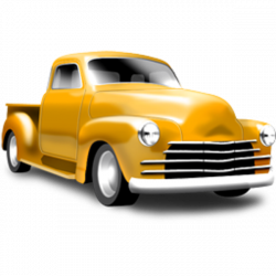 Vintage Ford Truck Clipart