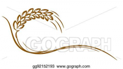 EPS Vector - Logo of wheat. Stock Clipart Illustration ...