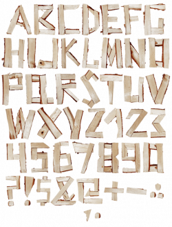 Log Font - Handmadefont