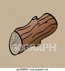 Drawing - Cartoon wood logs. Clipart Drawing gg72668994 ...