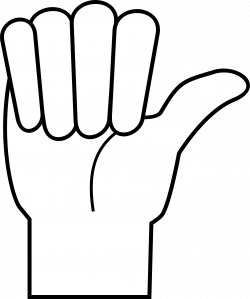 Clipart - Hitching Hand