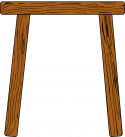 Clipart - mine timbering wooden support beams