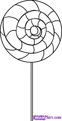 Swirl Lollipop Coloring Page | Projects to Try | Candy ...