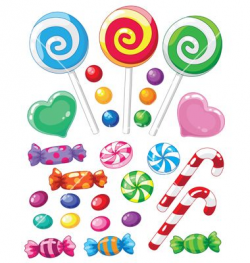 Set of sweets vector | candy land party | Sweets clipart ...