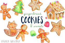 Christmas Cookies Clipart | Gingerbread Man Clip Art ...