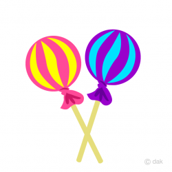 Ball Lollipops Clipart Free Picture｜Illustoon