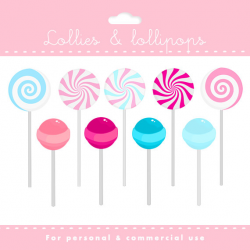 Sweets clipart - lollipops clipart, lollies, suckers, candy ...
