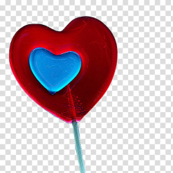 Lollipops textures, blue and red heart lollipop transparent ...