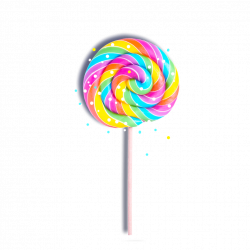 lollipop rainbow - Sticker by PICSARTUNA