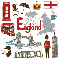 England Culture Map Printable | Inglaterra trabajo ...