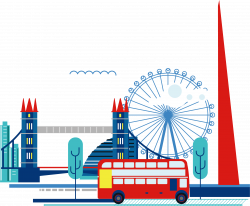 The Shard Skyline City of London Clip art - Ferris wheel png element ...