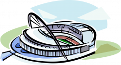 Wembley Football Stadium - Vector Image