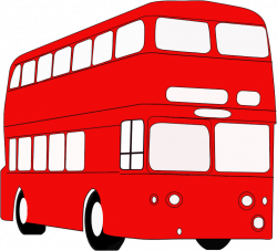 Clipart - Double Decker London Bus
