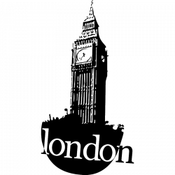 London stickers, cheap London sticker, Big Ben decal, London wall ...
