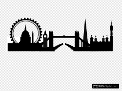London Skyline Clip art, Icon and SVG - SVG Clipart