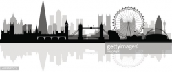 London City Skyline Silhouette Background premium clipart ...