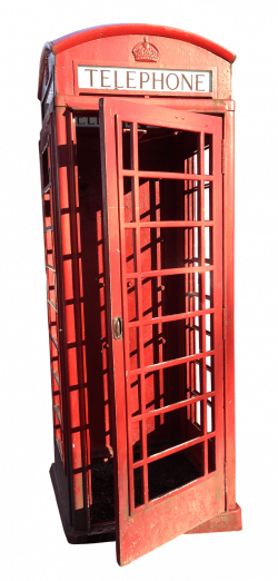 Red Telephone Booth In London transparent PNG - StickPNG