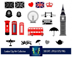London Clipart- British City Clip Art. Great Britain ...