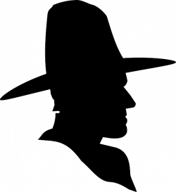 Free Image on Pixabay - Cowboy, Male, Profile, Silhouette ...