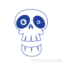 How To Draw An Easy Skull – Pop Path