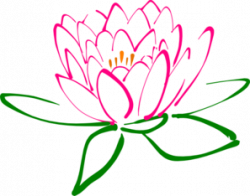 Pink Lotus Clip Art at Clker.com - vector clip art online, royalty ...