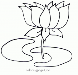 Colouring Page Lotus Flower Printable Tattoo Page 2 ...