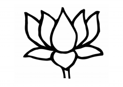 Kids Coloring Lotus Outline Coloring Page Lotus 3 Coloring ...