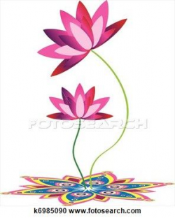 Lotus Clipart | Small Lotus Tattoos | Illustration, Lotus ...