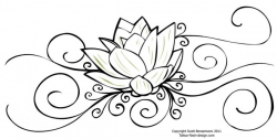 Free Lotus Drawing, Download Free Clip Art, Free Clip Art on ...