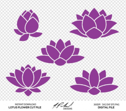 Lotus Flower Digital Cut Files - Digital Files - Lotus ...