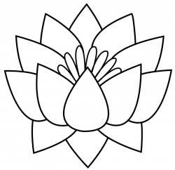Lotus Flower Line Drawing Group (70+)