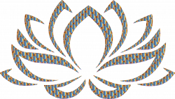 Clipart - Prismatic Lotus Flower 9 No Background