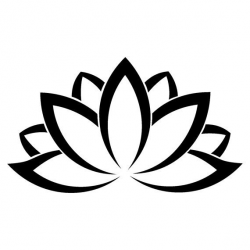 Sacred Indian Lotus Flower Nelumbo Nucifera Vinyl Laptop ...