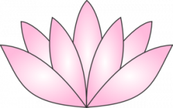 Pink Lotus Lily Clip Art at Clker.com - vector clip art ...