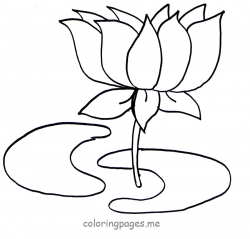 Free Lotus Outline, Download Free Clip Art, Free Clip Art on ...